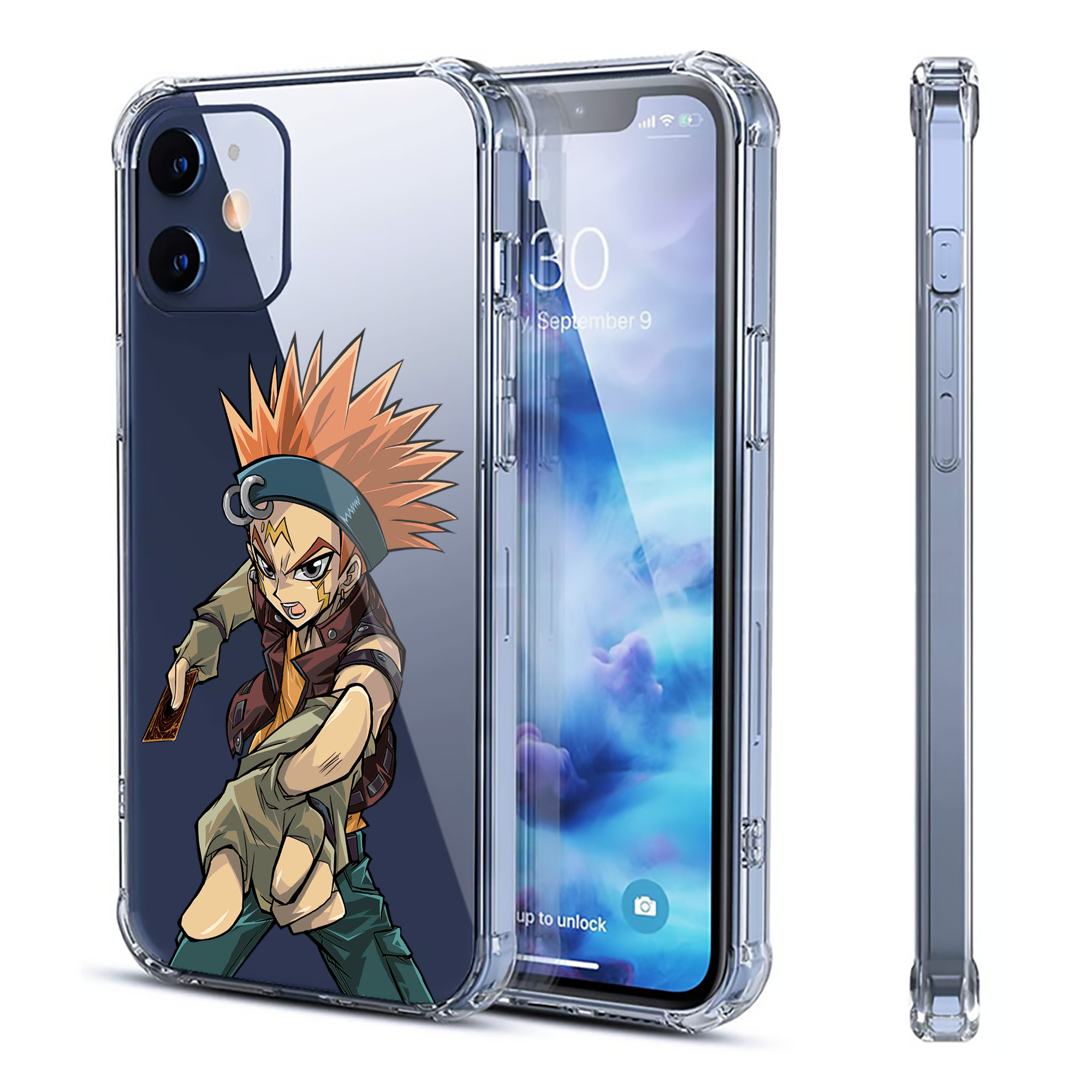 （画像用） 遊☆戯☆王 Yu-Gi-Oh! 【iPhone 12シリーズ対応】透明スマホケース（クリアソフトケース）